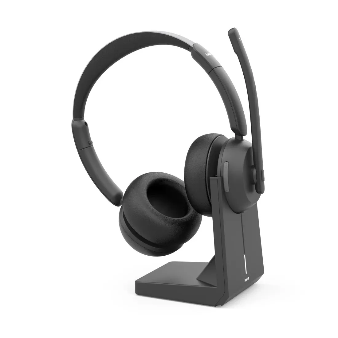 Hama BT-800 Auricolare Con cavo e senza cavo A Padiglione Ufficio USB tipo-C Bluetooth Base di ricarica Nero - immagine 1