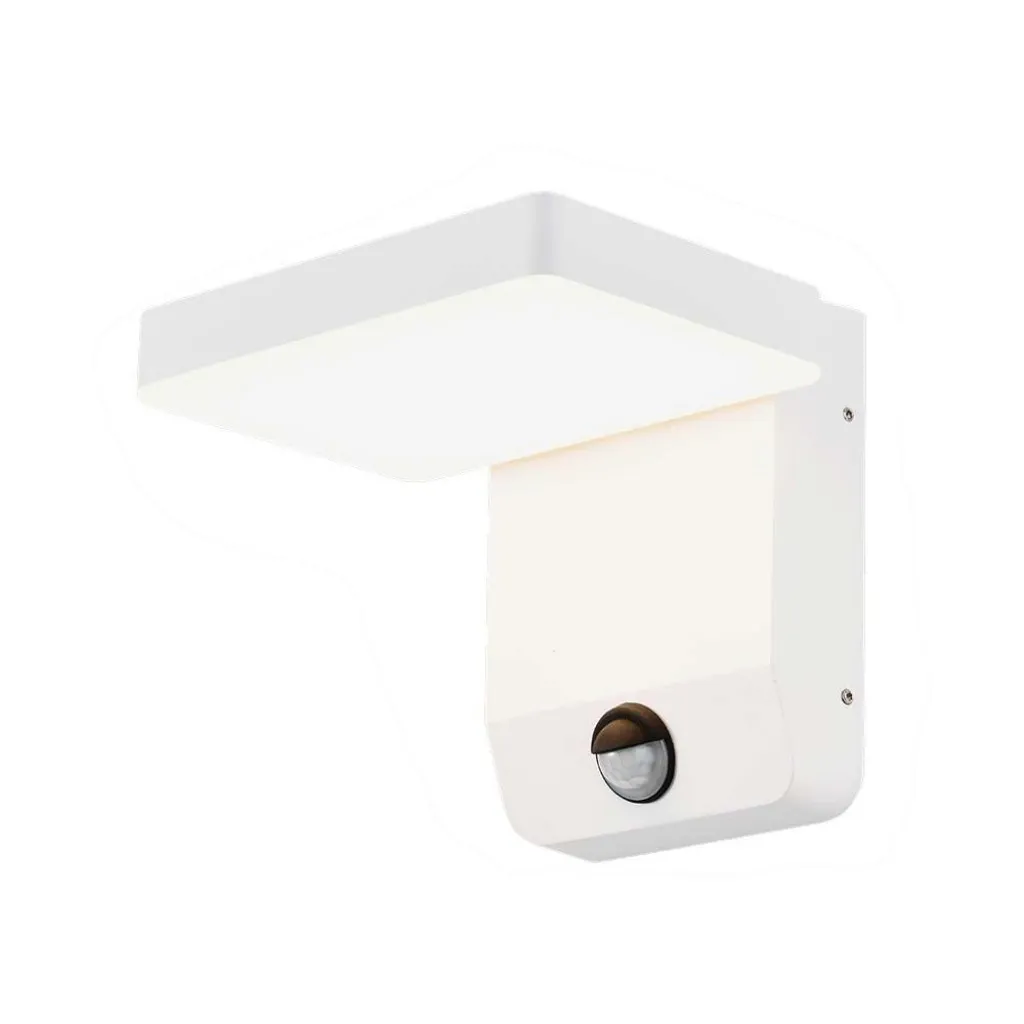 V-TAC Lampada LED da Muro Quadrata 17W 150LM/W con Sensore Colore Bianco 3000K IP65 - immagine 1