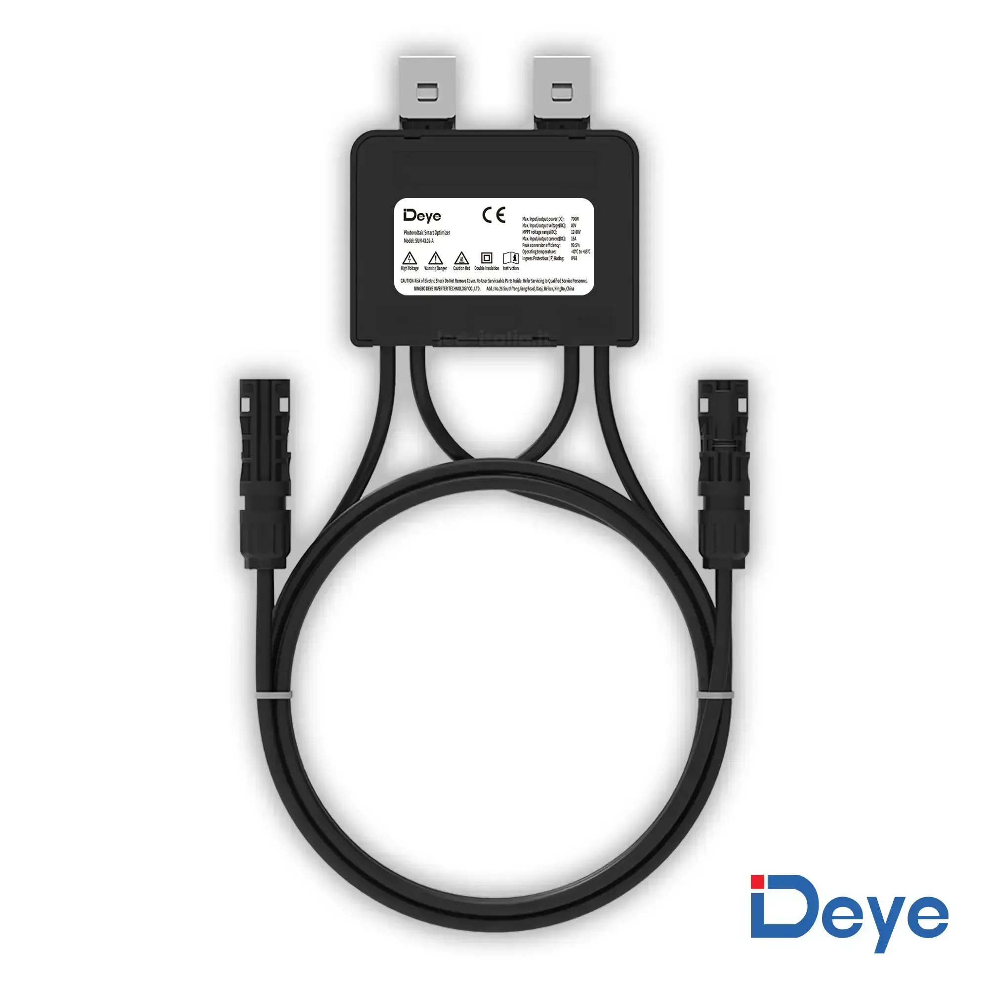 Deye Ottimizzatore di Potenza con Monitoraggio Moduli Fotovoltaici 700W 80V 15A IP68 - immagine 1