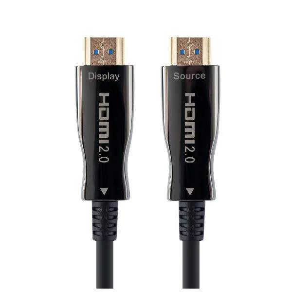 Hamlet Cavo Video Attivo Hdmi 2.0 4K 60HZ Ibrido rame/fibra Ottica 10 Metri XVCHDM-AOM10 - immagine 1