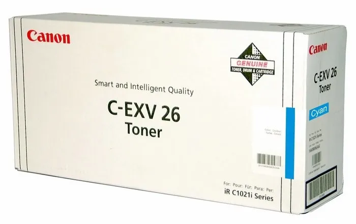 ORIGINALE Canon toner ciano C-EXV26c 1659B006 6000 pagine - immagine 1