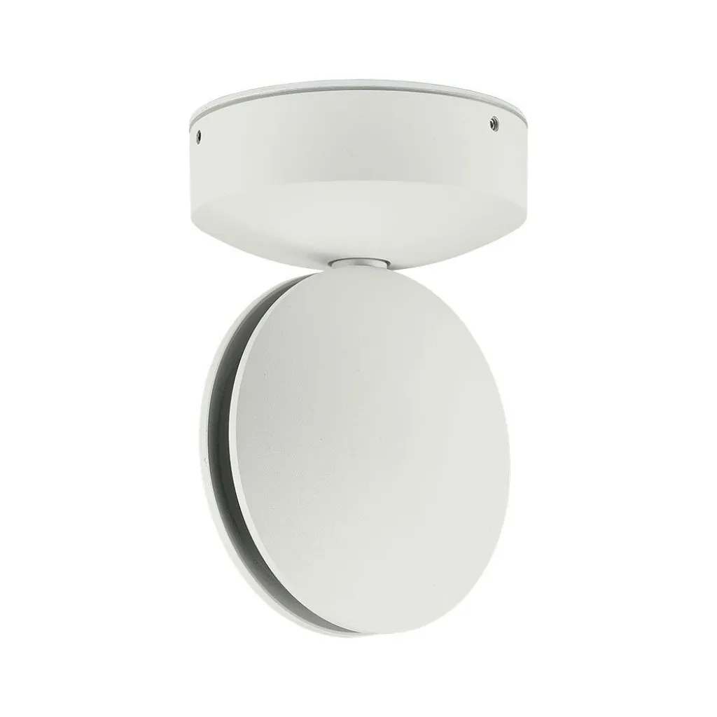 V-TAC Lampada LED da Muro Arrotondata 7W 110LM/W Fascio Luminoso a 360° Colore Bianco 3000K IP65 - immagine 1