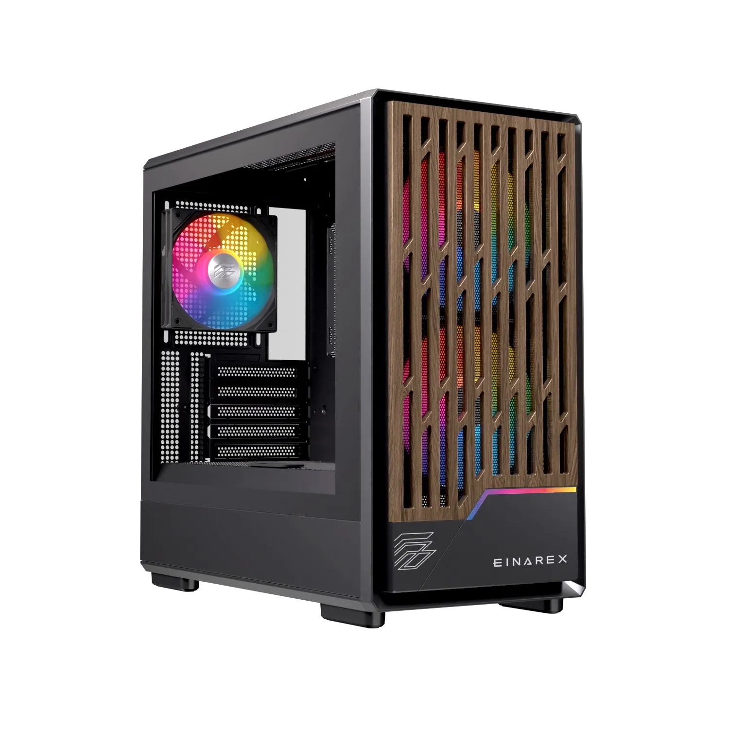 Case Microatx Gaming Pm400Rgbbk Microatx/Itx Black 3 X Rgb Fans - immagine 1
