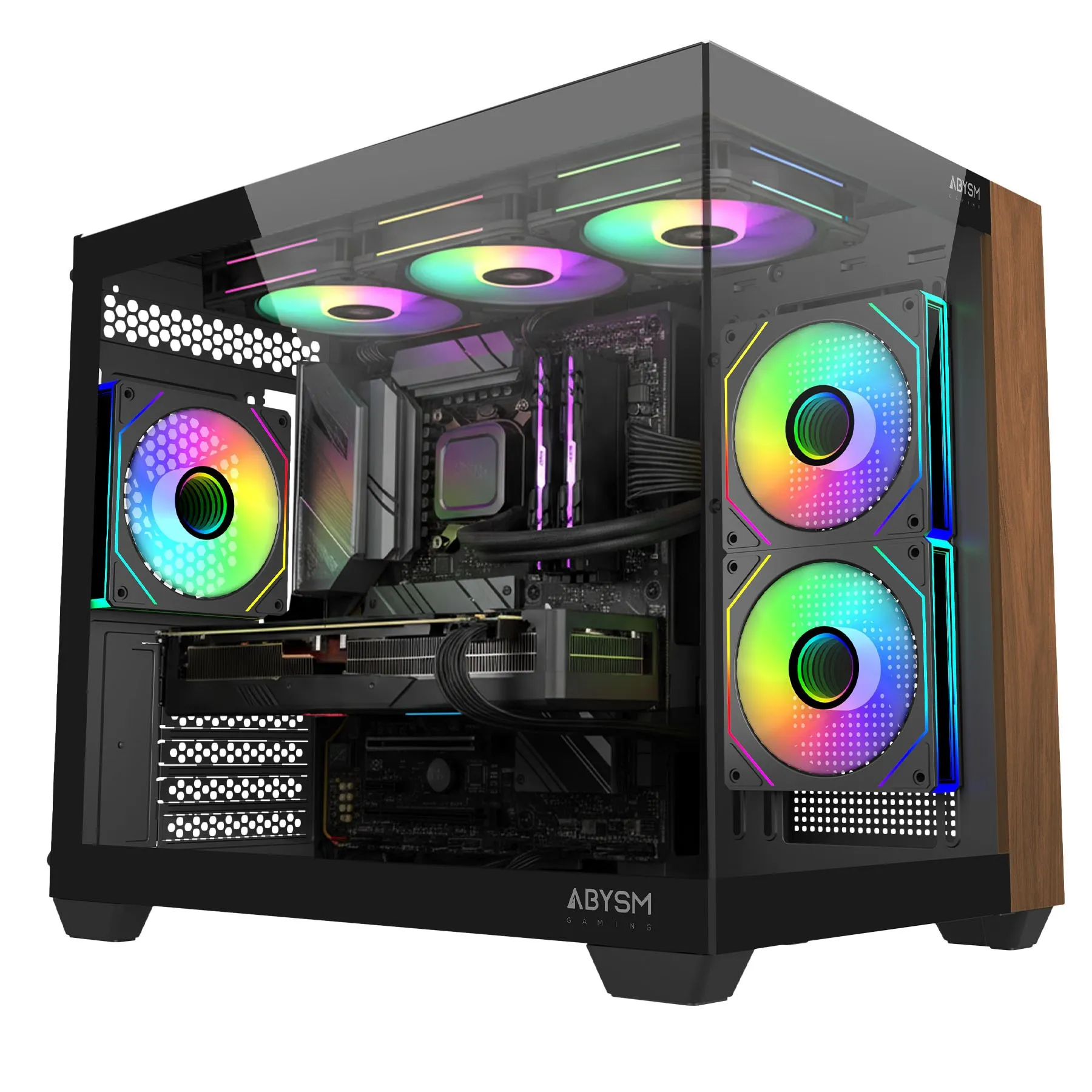 ABYSM Danube Sava Nature 285C Micro Tower Nero - immagine 1