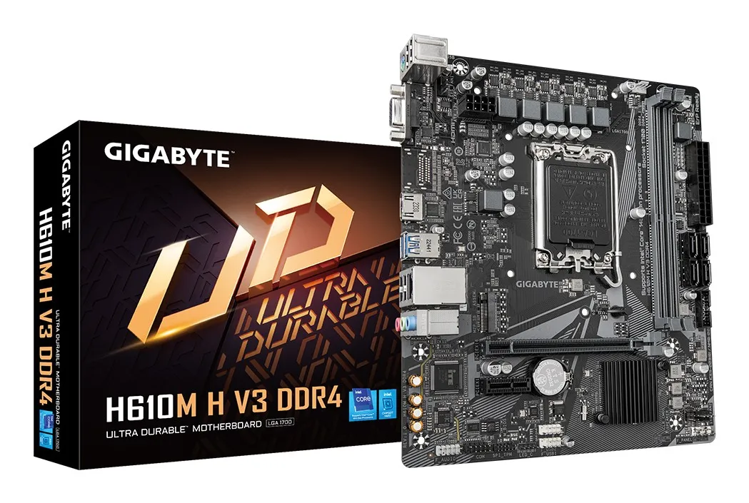 Gigabyte GA-H610M H V3 DDR4 (1700) (D) - immagine 1
