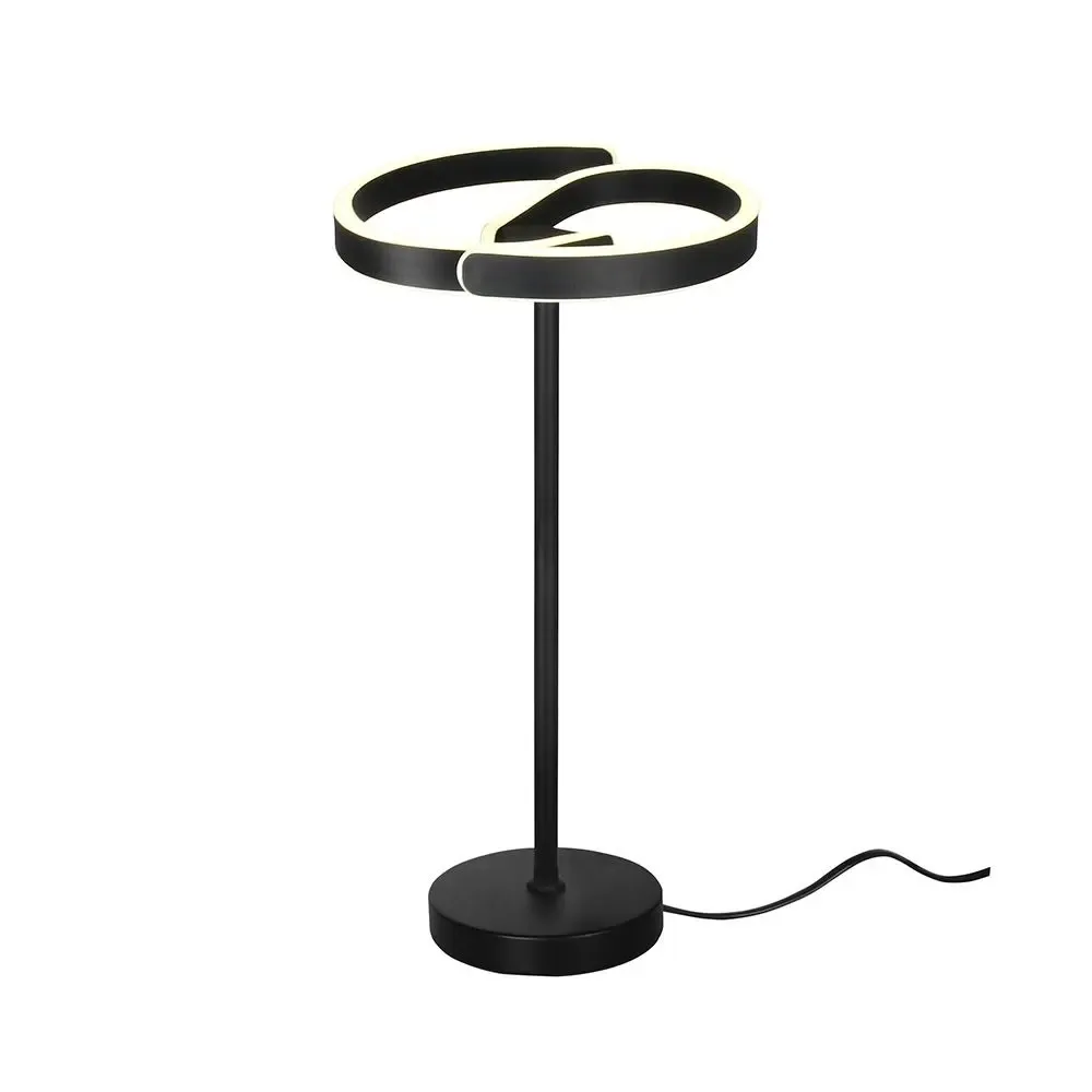 V-TAC Lampada LED da Tavolo Cablata Decorativa in Metallo Nera Opaca 4000K - immagine 1
