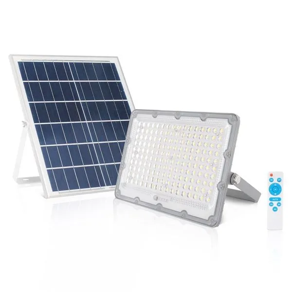 Faretto Solare Led Elbat 100W - 2700LM - Luce Fredda 6500K - Autonomia fino a 2 Giorni - Telecomando - IP67 - immagine 1