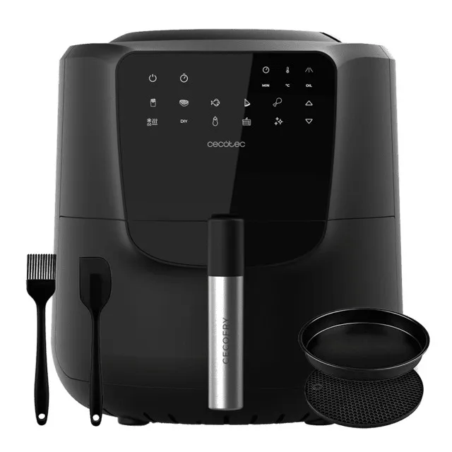 Cecotec Cecofry Rain Pack Singolo 55 L Indipendente 1550 W Friggitrice a basso contenuto di grassi Nero - immagine 1