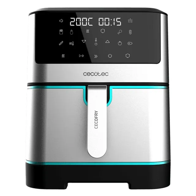 Cecotec Cecofry Supreme 8000 Singolo 8 L Indipendente 1800 W Friggitrice a basso contenuto di grassi Nero Acciaio inox - immagine 1