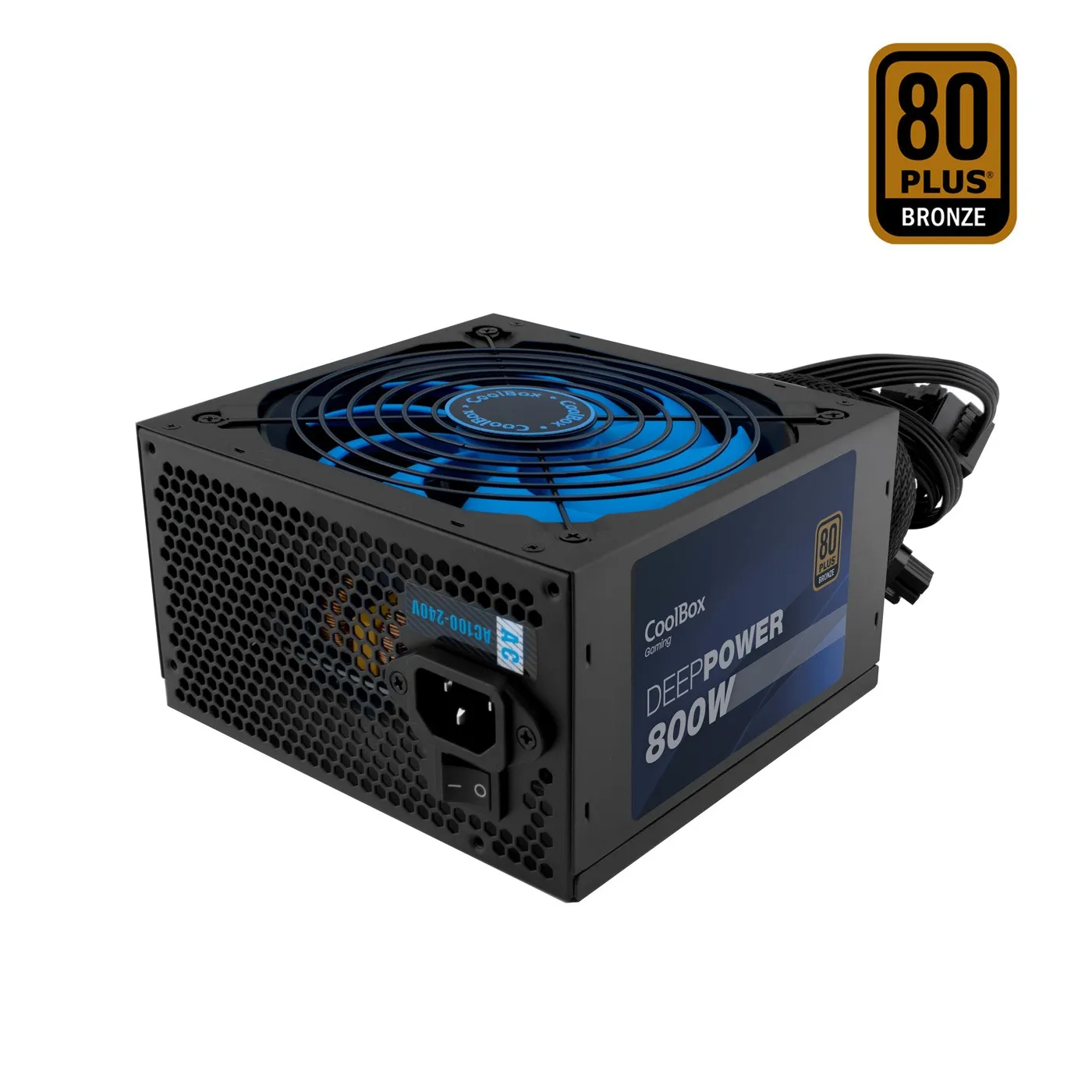 Deep Gaming DeepPower BR-800 alimentatore per computer 800 W 20+4 pin ATX ATX Nero - immagine 1