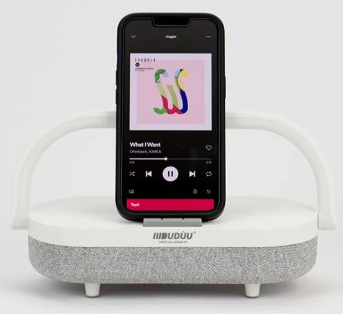 Speaker Bluetooth 10W Lampada Bianc Duduu Mood Bianco X Pc/Smartphone - immagine 1