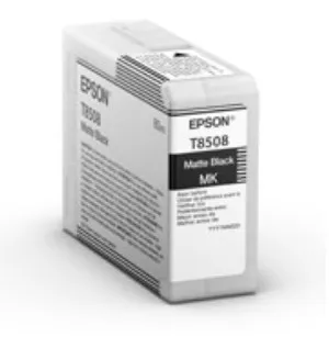 ORIGINALE Epson Cartuccia d'inchiostro Nero (opaco) C13T85080N T8508 - immagine 1