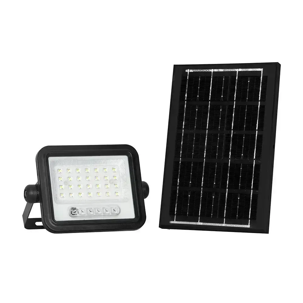 400W Led Solar Floodlight 2000K-8000K Black Body Battery Indicator - immagine 1