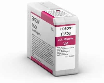 ORIGINALE Epson Cartuccia d'inchiostro magenta C13T85030N T8503 80ml - immagine 1