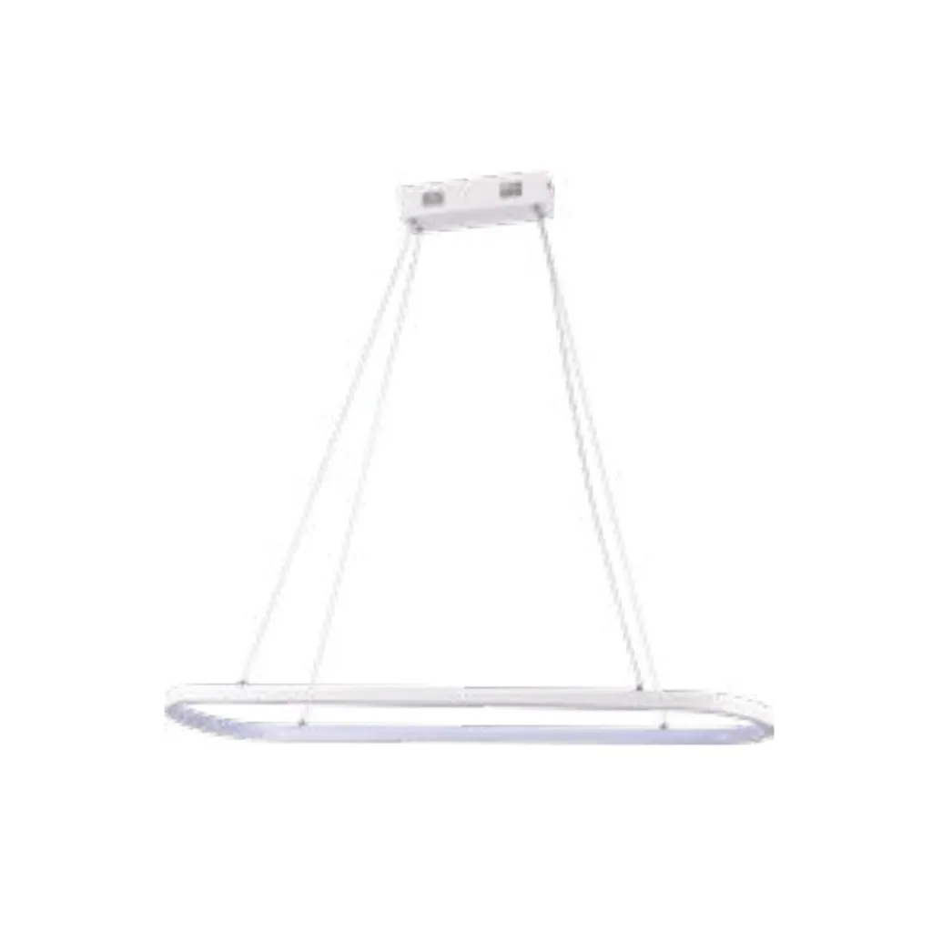 V-TAC 24W LED Hanging Lamp (80*20*100CM) 3000K White Body - immagine 1