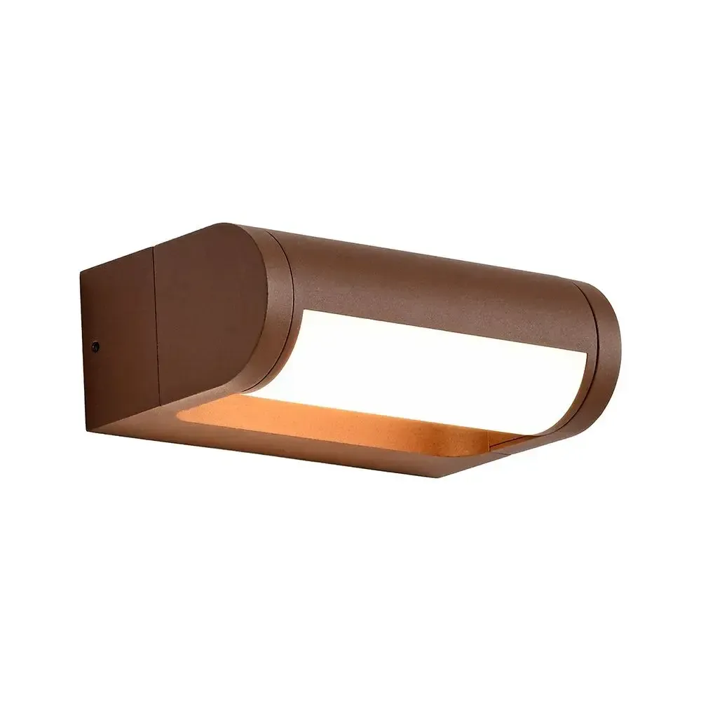 V-TAC PRO Applique LED da Esterno Chip CREE 10W Luce Diffusa Marrone 3000K IP65 - immagine 1