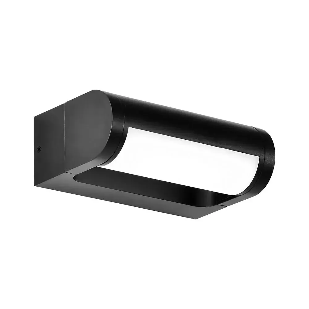 V-TAC PRO Applique LED da Esterno Chip CREE 10W Luce Diffusa Nera 3000K IP65 - immagine 1