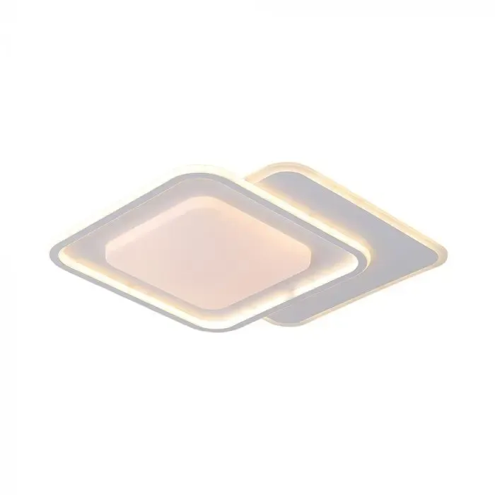 V-TAC Lampadario LED 60W Decorativo Geometrico con Telecomando Nero CCT Dimmerabile - immagine 1