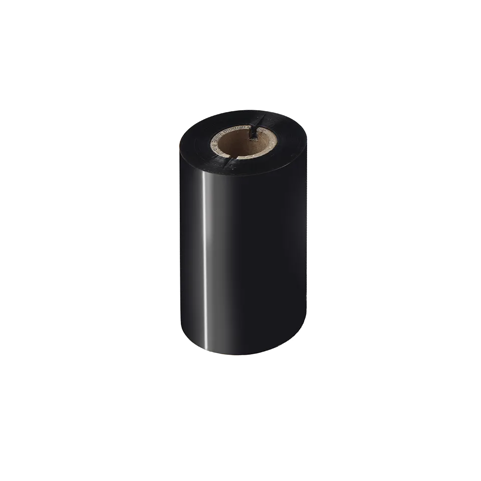 ORIGINALE Brother nastro a trasferimento termico nero BWS1D300110 Nastro a trasferimento termico cera standard 110 mm x 300 m nero - immagine 1