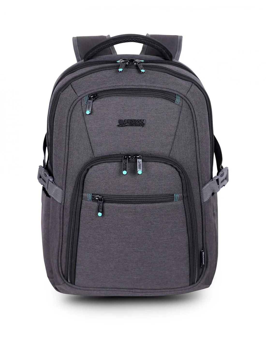 Urban Factory HTE14UF zaino Zaino da viaggio Nero Grigio Poliestere Polietilene tereftalato riciclato (rPET) - immagine 1