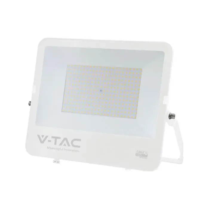 V-TAC Faro LED Slim SMD Chip CREE 200W 135LM/W Cavo 1m Bianco 4000K IP65 - immagine 1