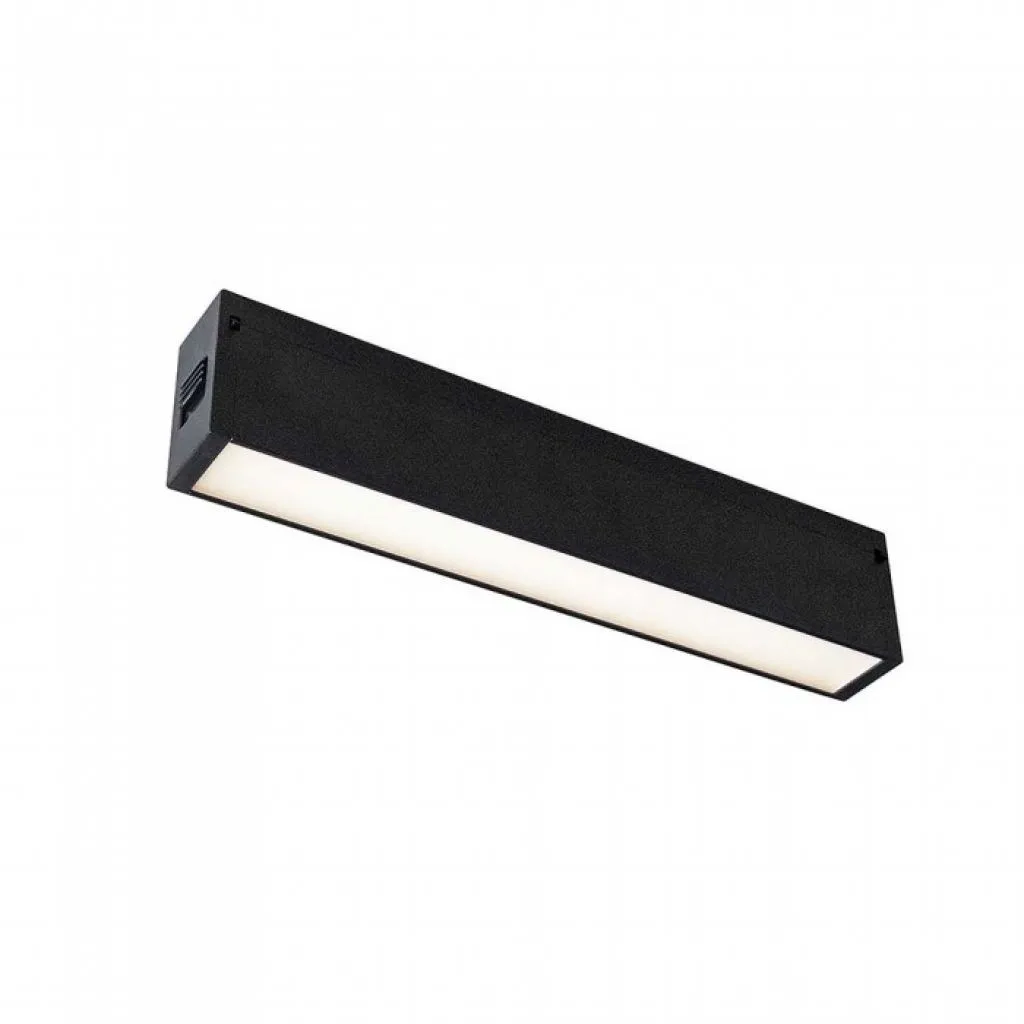 V-TAC Plafoniera LED SMD Lineare da Binario Magnetica 20W 24V 652x35x59mm Colore Nero 3000K IP20 CRI>90 - immagine 1