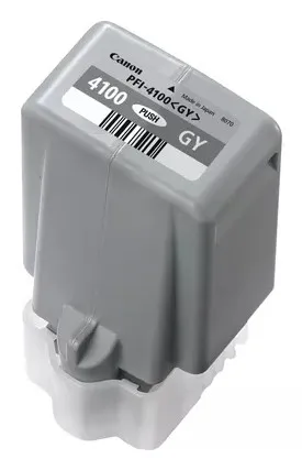ORIGINALE Canon Cartuccia d'inchiostro Grigio PFI-4100gy 6783C001 80ml - immagine 1