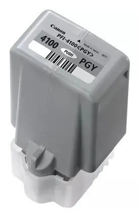 ORIGINALE Canon Cartuccia d'inchiostro Grigio PFI-4100pgy 6784C001 80ml - immagine 1