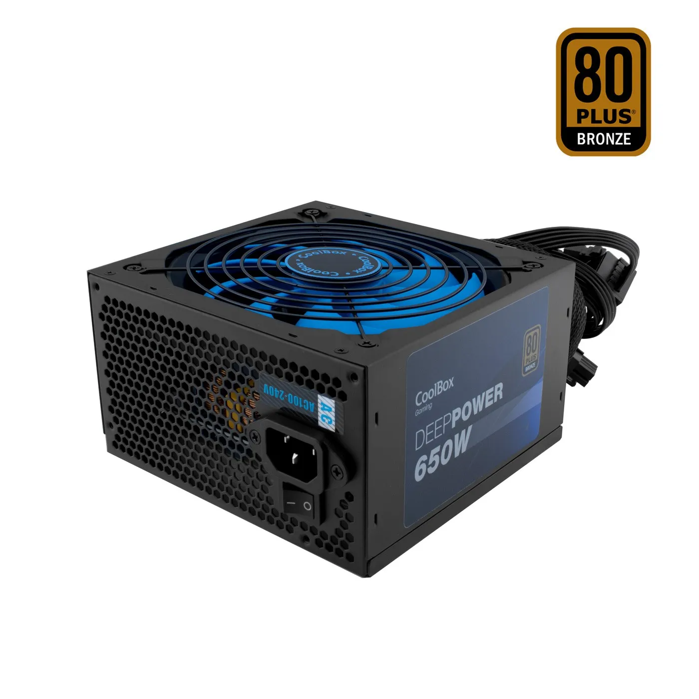 Deep Gaming DeepPower BR-650 alimentatore per computer 650 W 20+4 pin ATX ATX Nero - immagine 1
