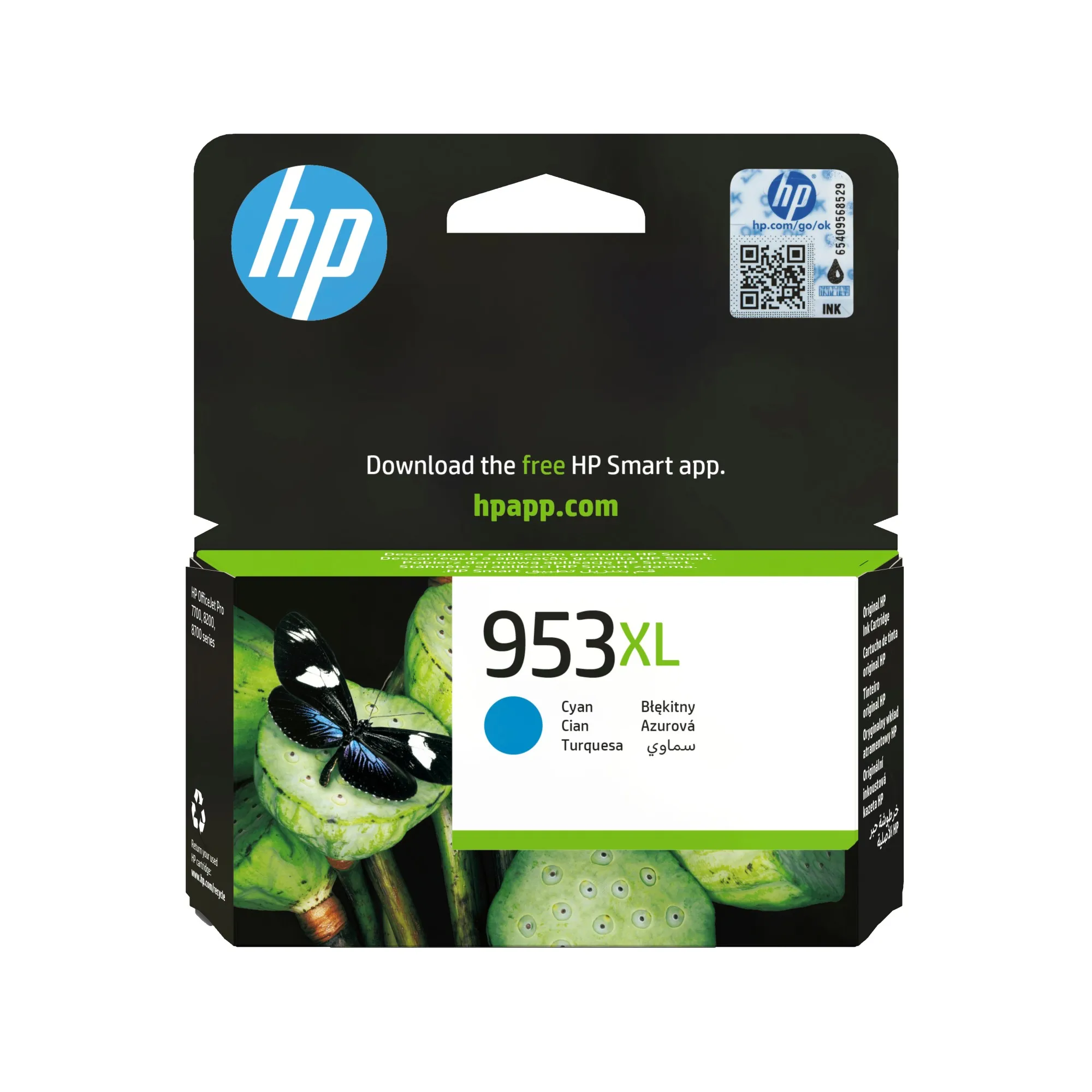 Hp Cart Ink Ciano 953Xl Per Oj Pro 8210/8740/8730 Ts - immagine 1