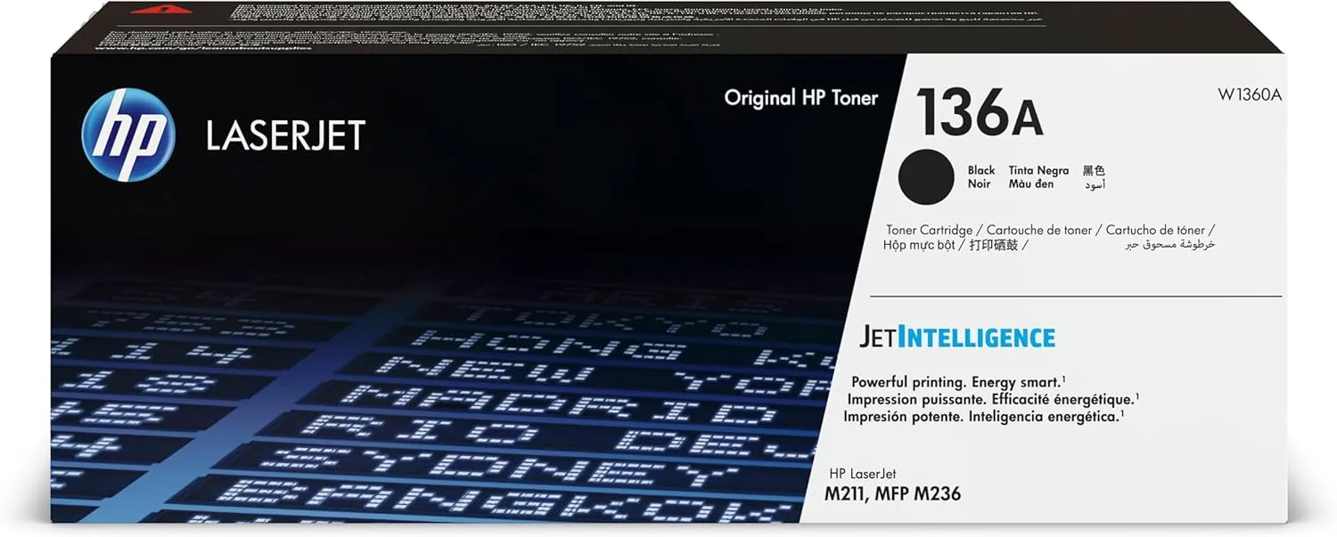 ORIGINALE HP toner nero W1360A 136A 1150 pagine - immagine 1