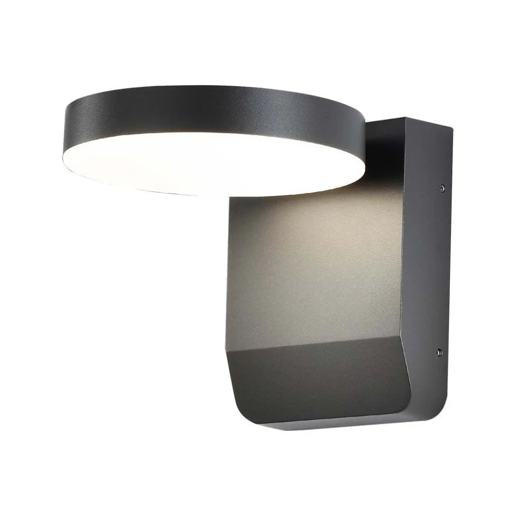 V-TAC Lampada LED da Muro Rotonda 17W 150LM/W Colore Nero 4000K IP65 - immagine 1