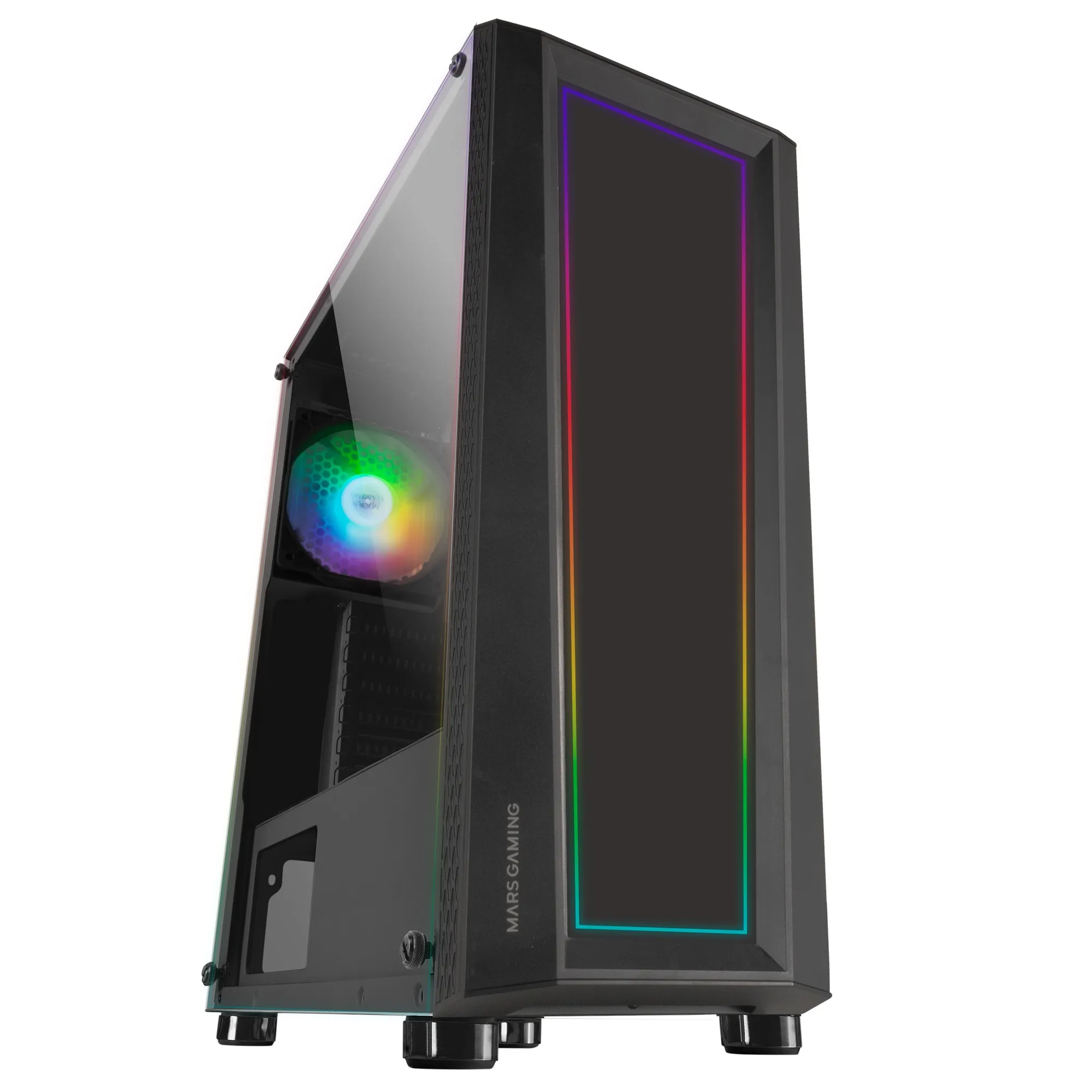 Mars Gaming MCART computer case Midi Tower Nero - immagine 1