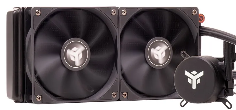Itek Dissipatore A Liquido Icecore 240 - 240Mm Skt Universale Pwm Black Fan - immagine 1