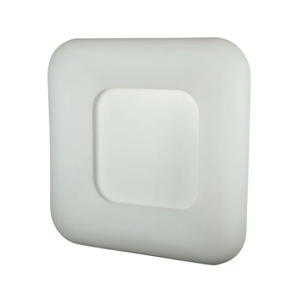 V-TAC Plafoniera LED Quadrata 26W con Telecomando Cambio Colore 3 in 1 Corpo Bianco l: 30cm h: 8cm Dimmerabile - immagine 1