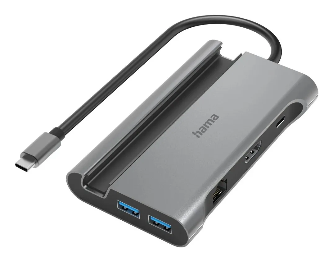 Hama Connect2Mobile V2 USB 3.2 Gen 1 (3.1 Gen 1) Type-C 1000 Mbit/s Antracite - immagine 1
