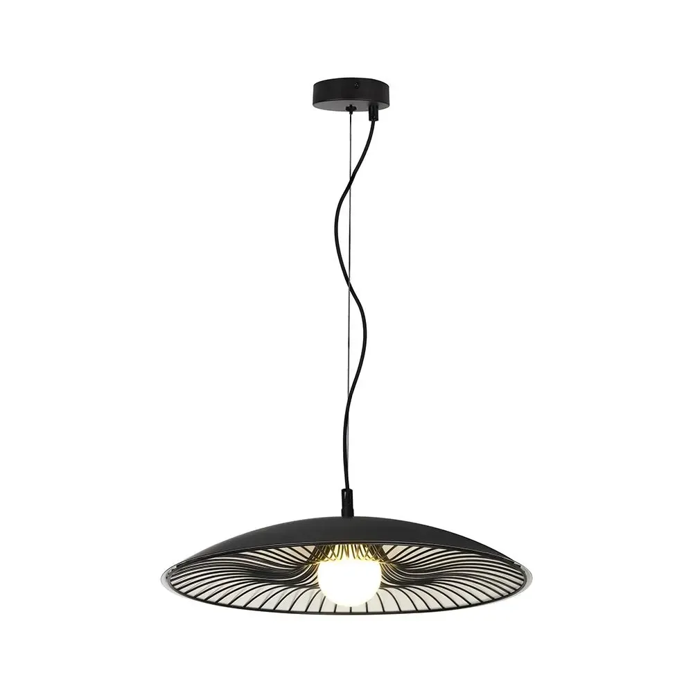 G9 Decorative Hanging Lamp (D450*H60Mm) Black+White - immagine 1
