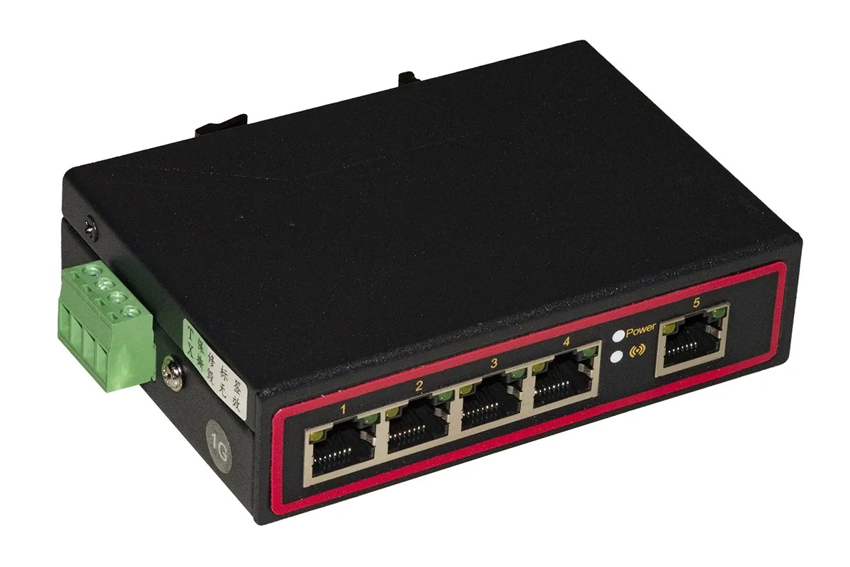 Switch Industriale 5 Porte Gigabit - immagine 1