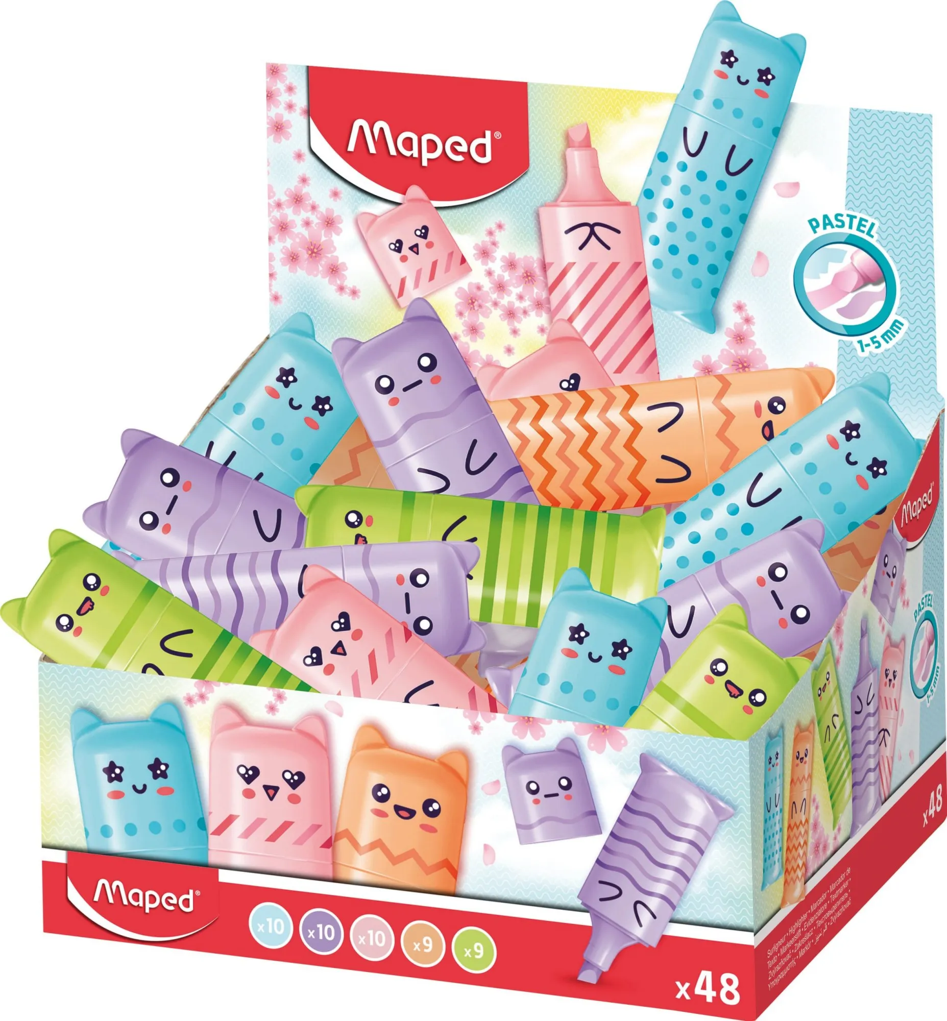 Maped Creativ 743605 evidenziatore 48 pz Multicolore - immagine 1