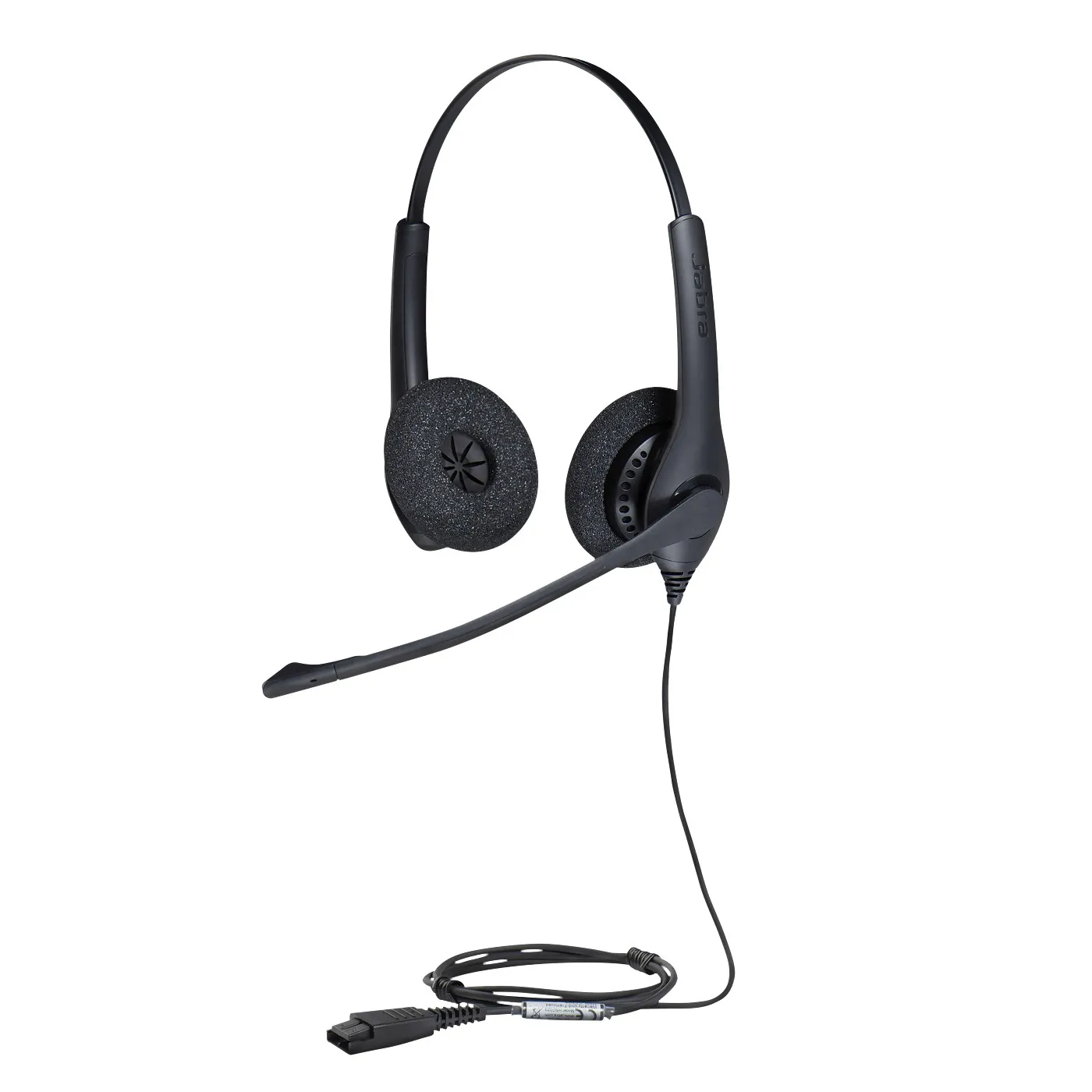 Jabra Biz 1500 Duo QD Auricolare Cablato A Padiglione Ufficio Nero - immagine 1