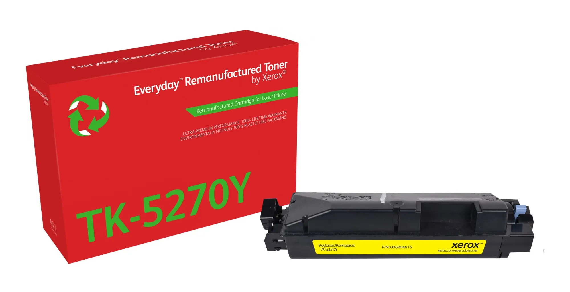 Toner rigenerato Everyday di Xerox Giallo compatibile con Kyocera TK-5270Y Capacità standard - immagine 1