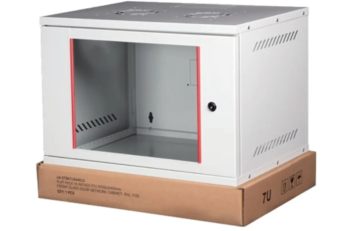 Armadio Rack 19 A Muro 12U 19 (L) 542 Mm (P) 400 Mm Colore Grigio Disassemblato - immagine 1
