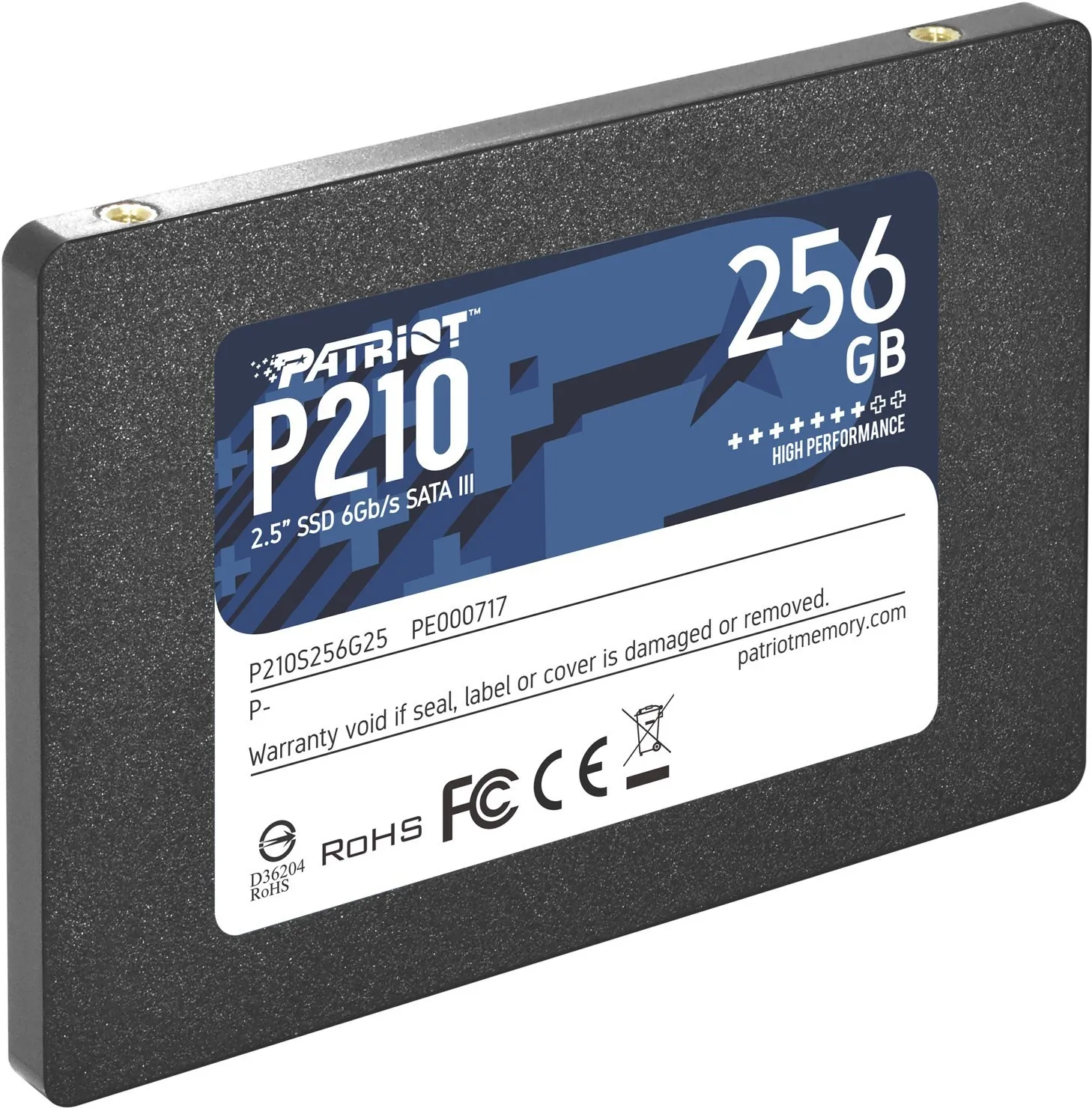 Patriot Memory P210 256 GB 2.5 Serial ATA III - immagine 1