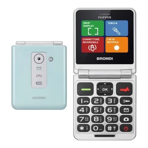 BRONDI CELLULARE FLIPPER GREEN WATER METAL - immagine 1