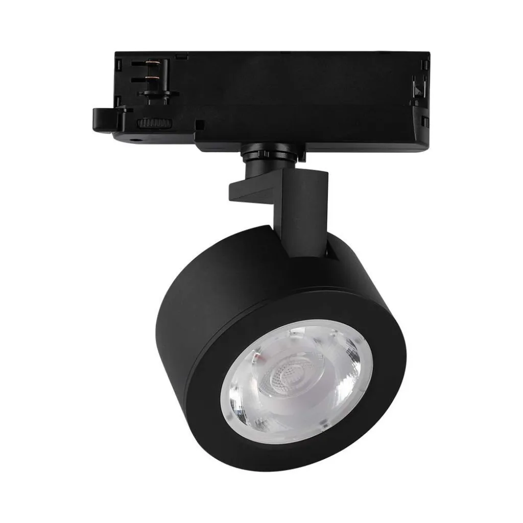V-TAC Faretto LED COB da Binario Magnetico 30W Colore Nero 3in1 - immagine 1
