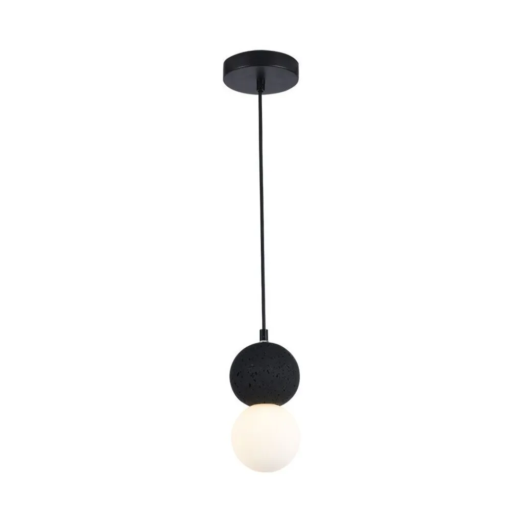 V-TAC Lampadario LED a Sfere con Attacco Faretto G9*1 (Max 40W) Colore Bianco Nero IP20 - immagine 1