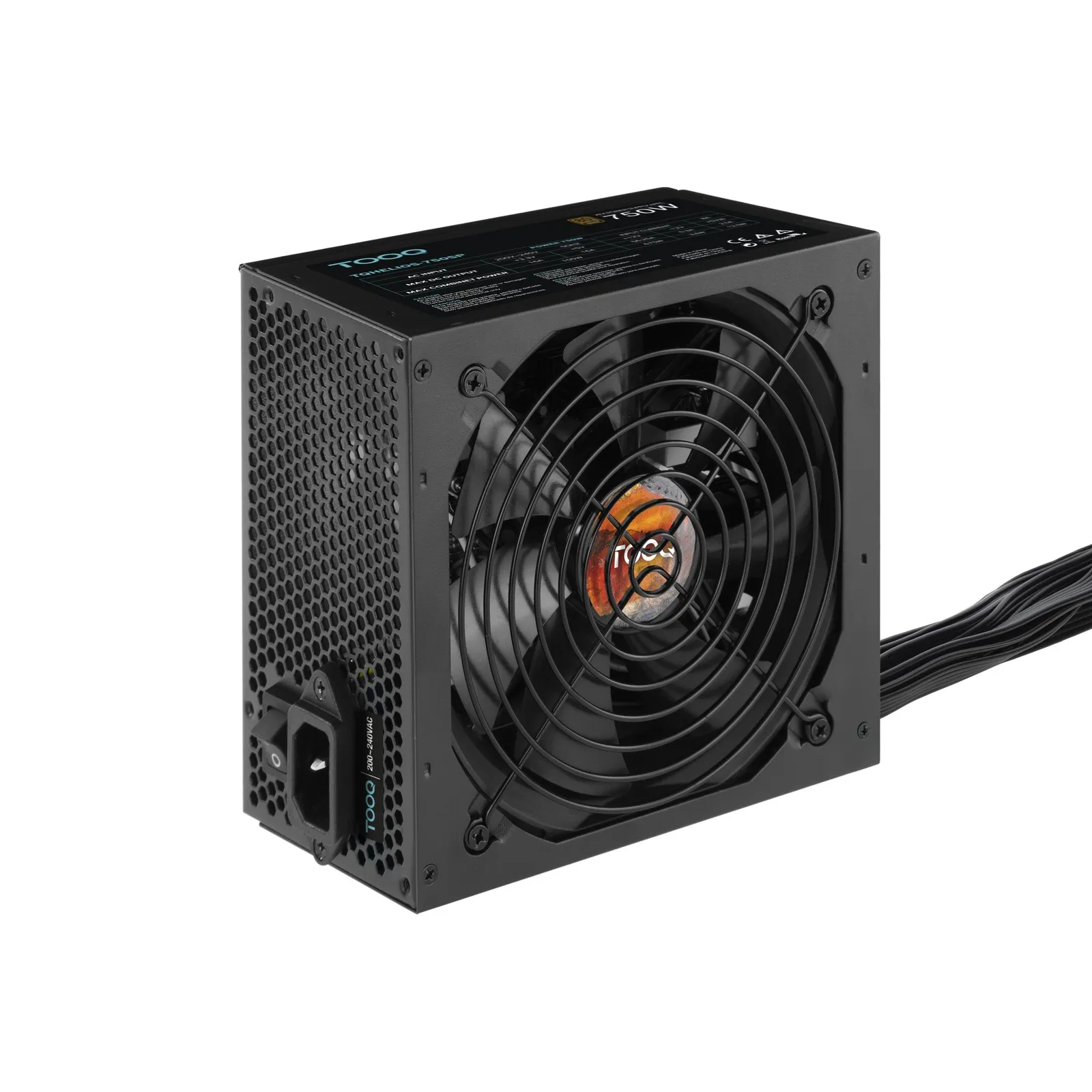 TooQ TQHELIOS-750SP alimentatore per computer 750 W 24-pin ATX ATX Nero - immagine 1