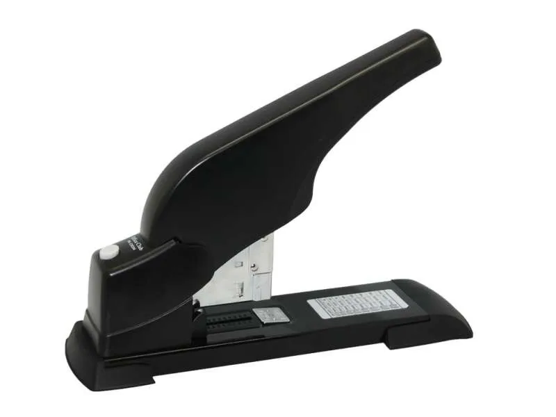 Cucitrice Ingraf per materiali spessi - Capacità per 200 fogli - Sistema di cucitura facile - Supporta punti metallici di diverse dimensioni - Colore nero - immagine 1