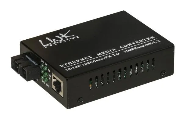 Media Converter Rj45 - Fibra Ottica Sc 10/100/1000 Singlemode 1310Nm - immagine 1