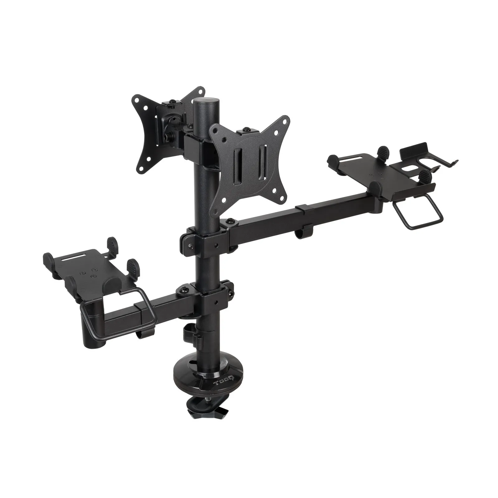 TooQ ProShopping supporto da tavolo per Tv a schermo piatto 813 cm (32) Scrivania Nero - immagine 1